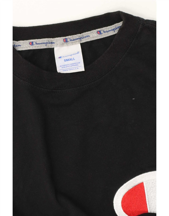 Champion T-Shirt Graphique Homme Petit Noir