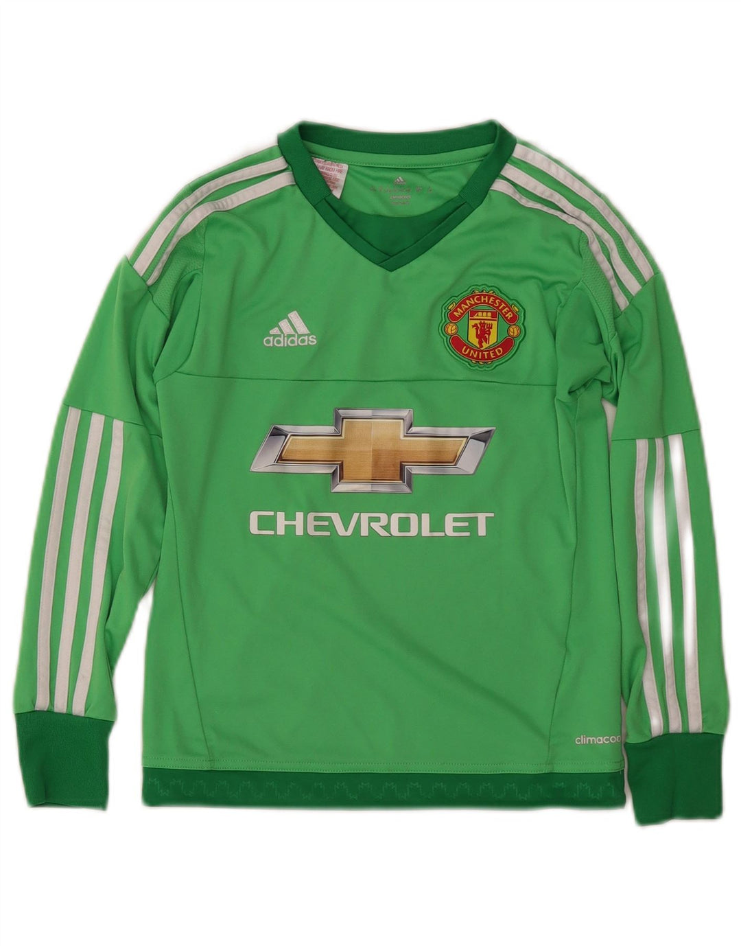 ADIDAS Garçon Manchester United Graphic Haut à manches longues 9-10 ans Vert
