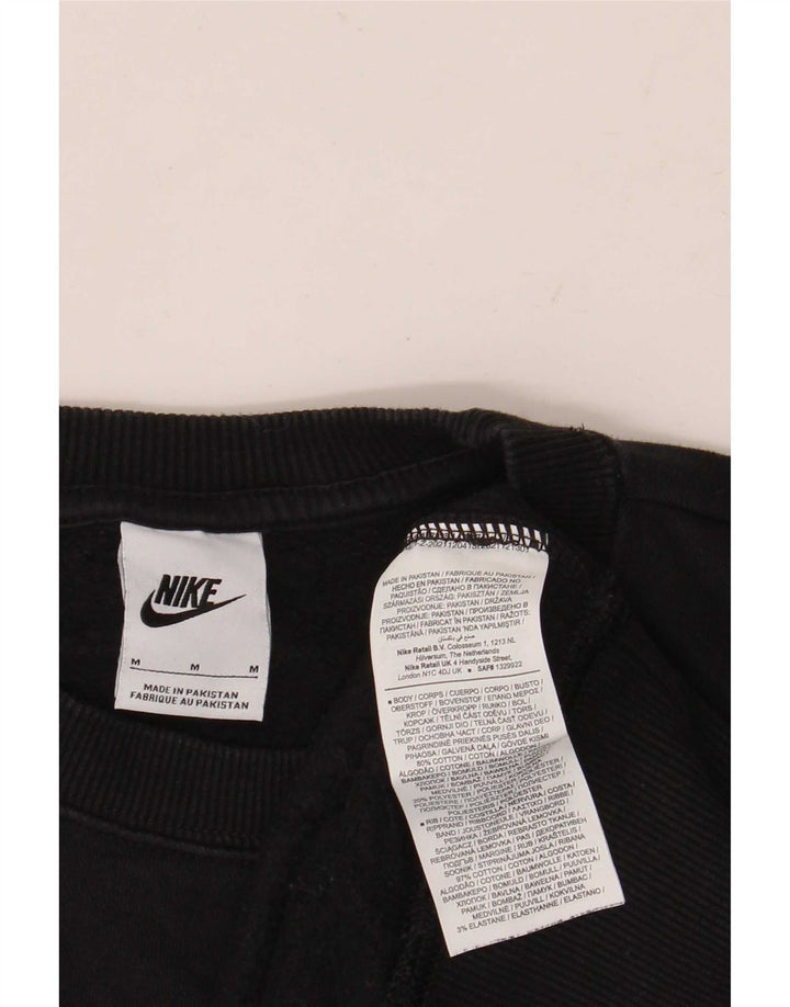 Nike Sweat-shirt coupe ample en coton noir moyen pour homme