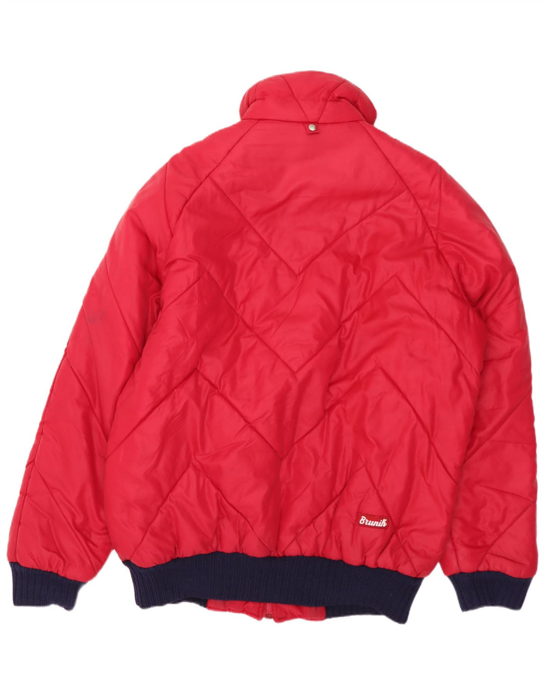 Brunik Veste matelassée pour homme UK 38 Medium Rouge Colourblock