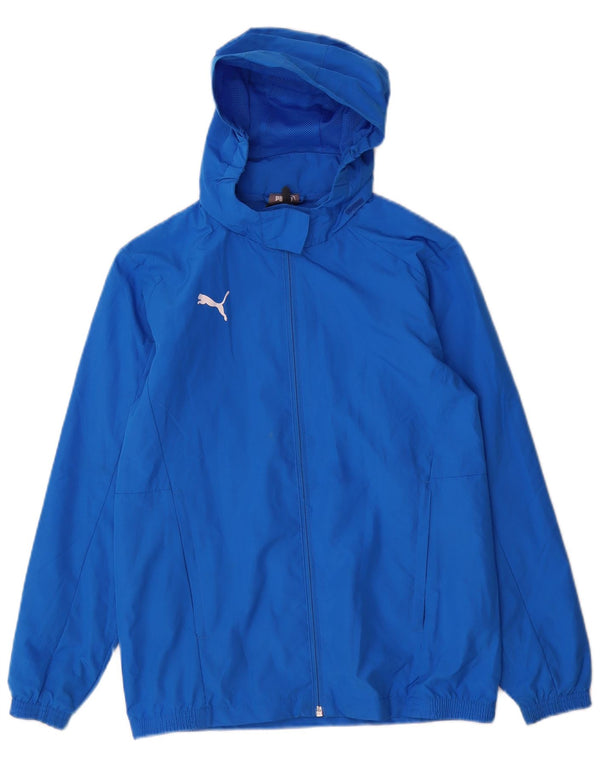 Puma Veste de survêtement à capuche garçon 11-12 ans Bleu Polyester