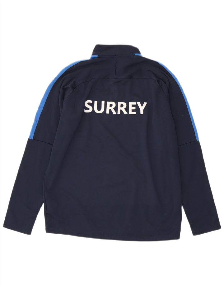 Haut de survêtement Nike Dri Fit Graphic pour homme, bleu marine moyen
