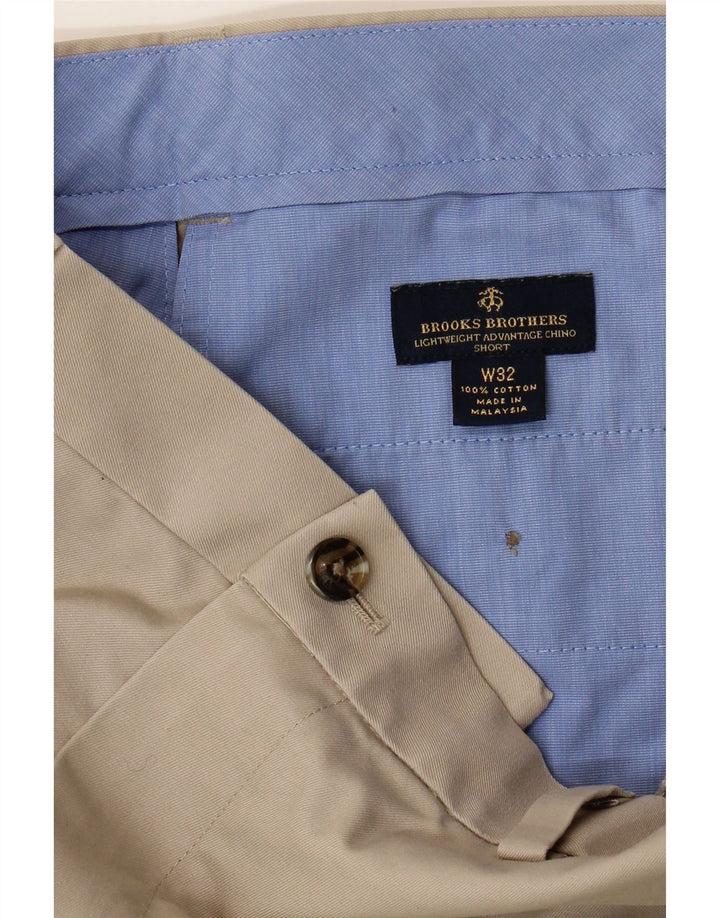 Brooks Brothers Short Chino Homme W32 Coton Beige Moyen