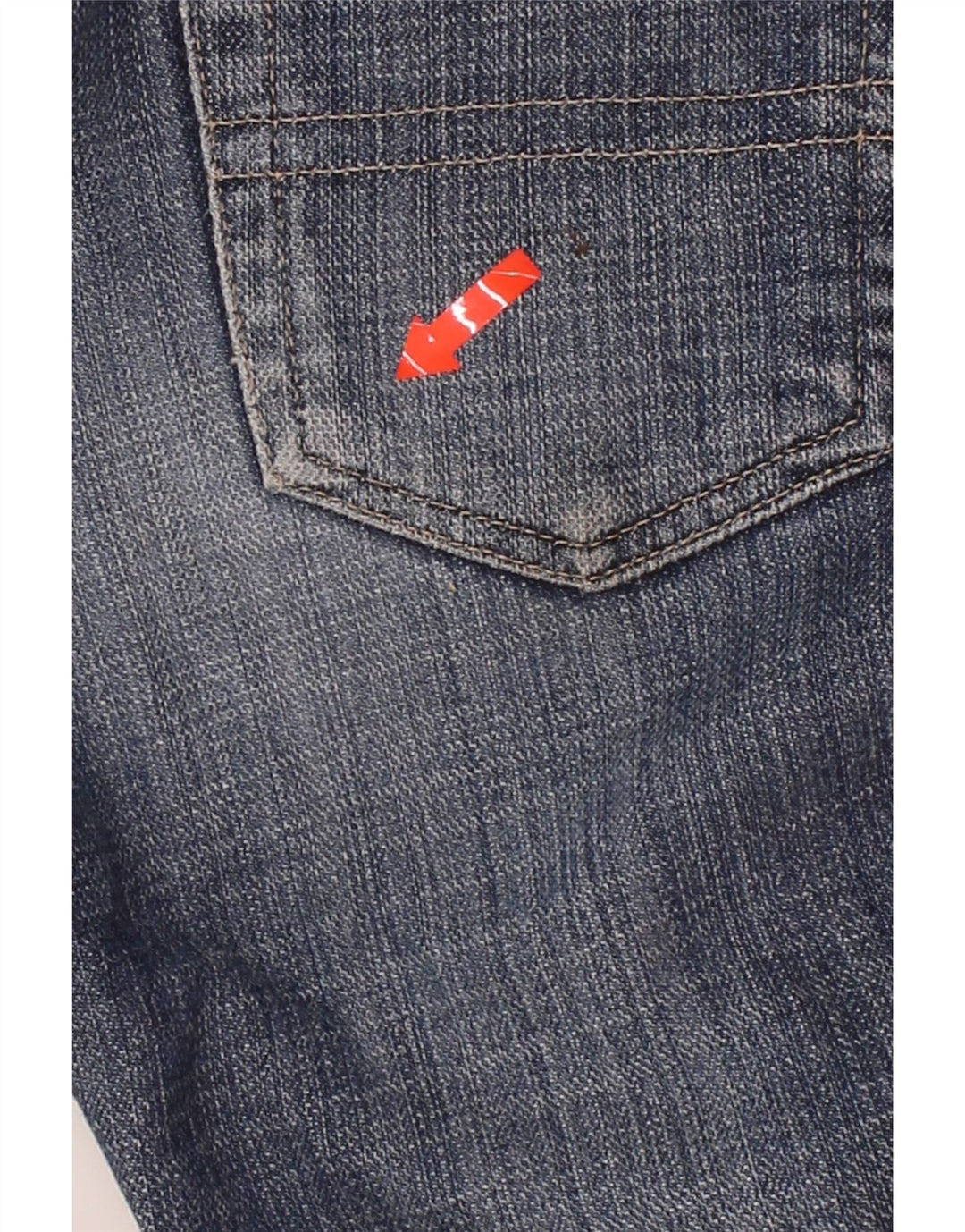 TRUSSARDI Womens Straight Jeans W24 L30 Blue Cotton Vintage Trussardi and Second-Hand Trussardi from Messina Hembry 