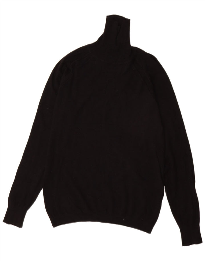 Zara Pull Col Roulé Homme Noir Moyen
