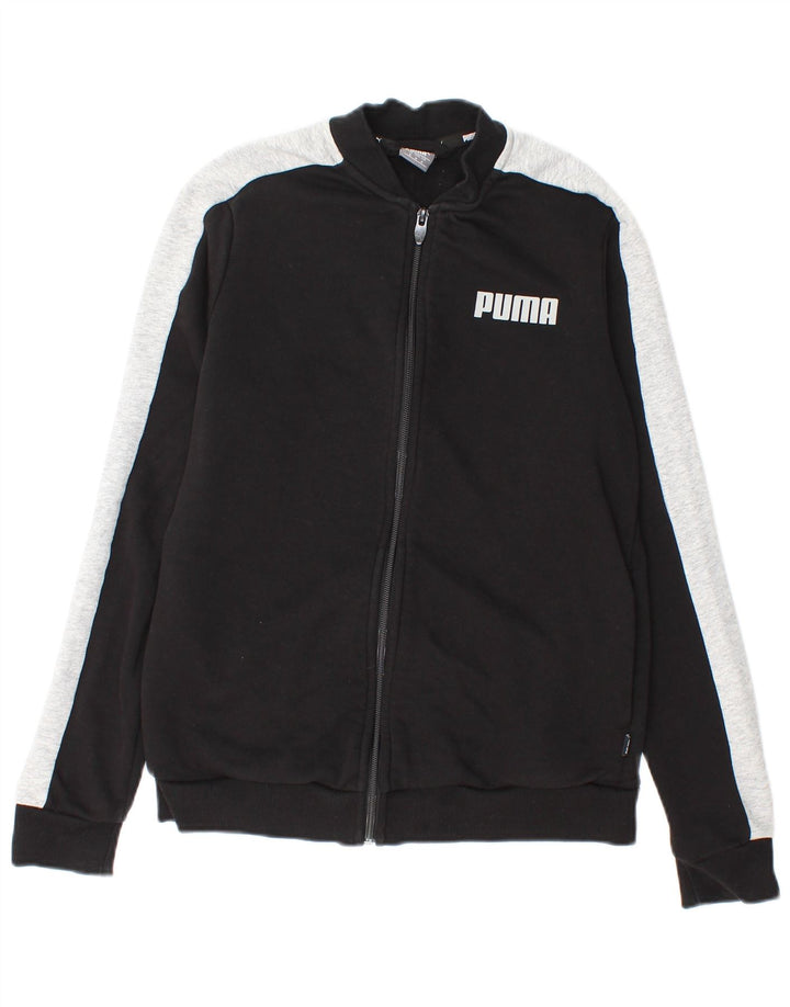 Puma Veste de survêtement graphique pour femme UK 14 Noir moyen Colourblock