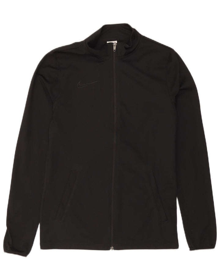 Nike Hommes Dri Fit Survêtement Top Veste Petit Noir Polyester