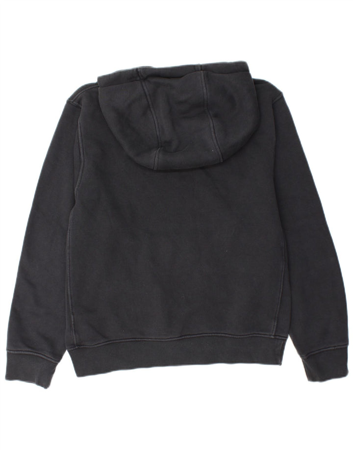 NIKE Pull à capuche surdimensionné pour femme UK 6 XS Coton noir