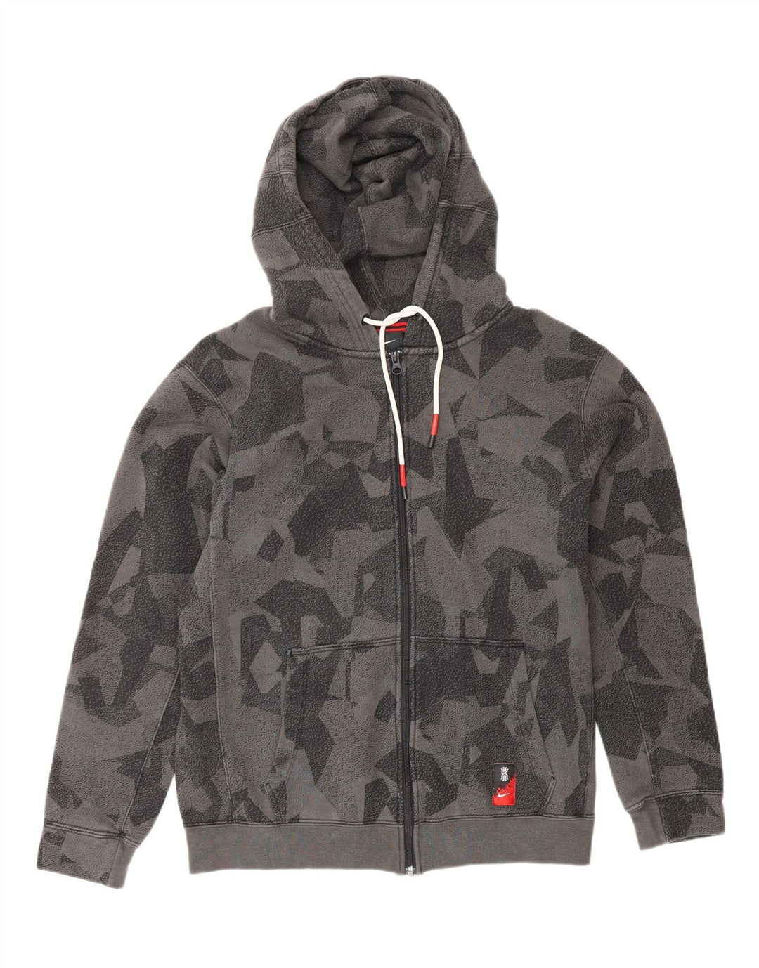 NIKE Pull à capuche zippé pour homme Gris moyen géométrique