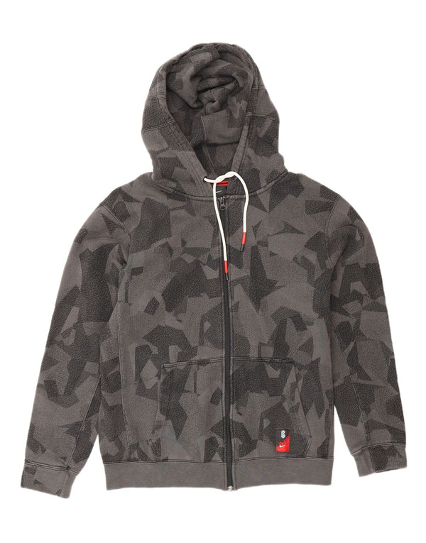 NIKE Pull à capuche zippé pour homme Gris moyen géométrique