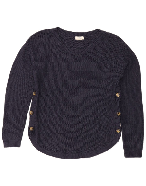 Fat Face Pull col bateau pour femme UK 8 Small Bleu marine Viscose