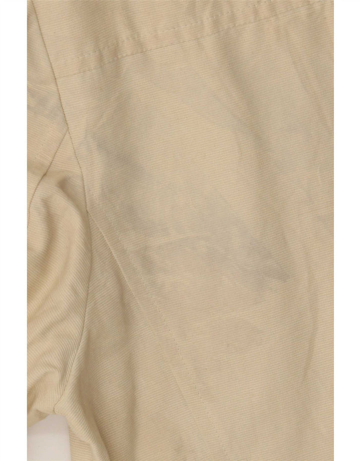 Valentino Veste Blazer 3 Boutons Femme IT 40 Petite Rayure Beige