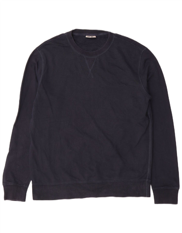 Marks & Spencer Sweat-shirt pour homme en coton bleu marine Taille L