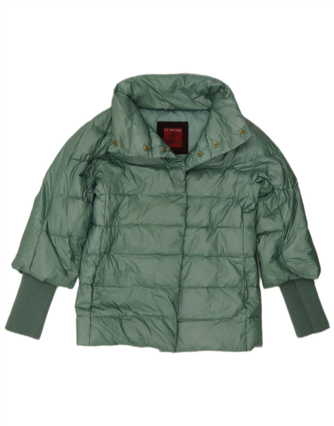 U.S. Polo Assn. Veste matelassée pour femme UK 42 Polyester vert moyen