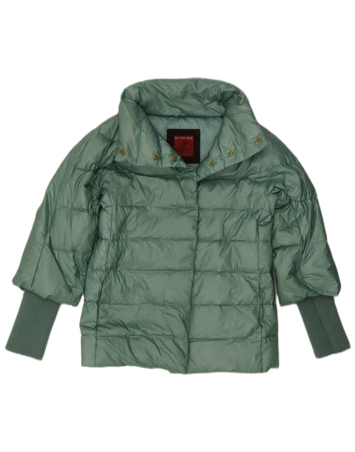 U.S. Polo Assn. Veste matelassée pour femme UK 42 Polyester vert moyen
