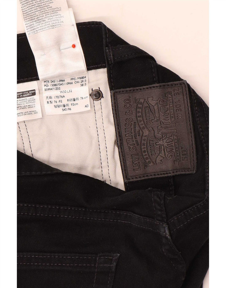 Levi's Jean Slim W30 L32 Homme Noir Coton