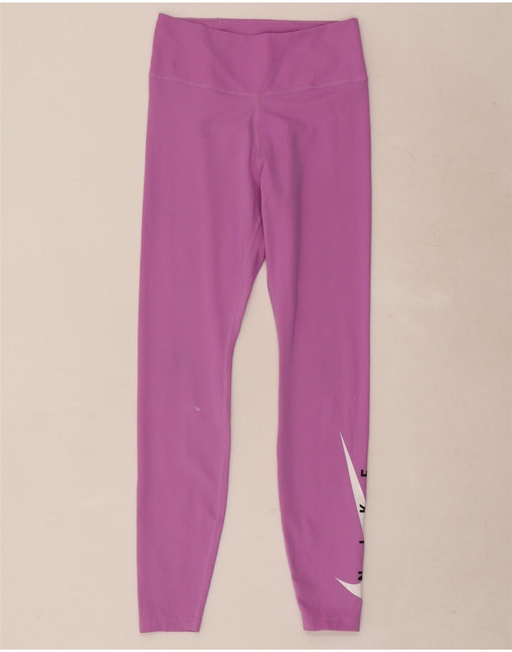 Nike Legging graphique Dri Fit pour femme UK 8 Small Rose