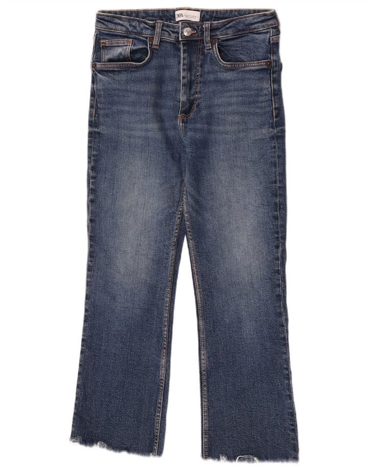 Zara Jean court pour femme EU 38 Small W28 L24 Bleu
