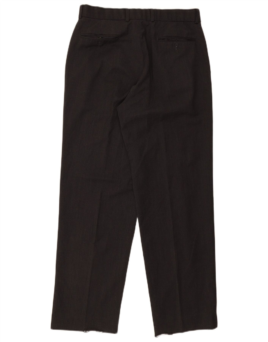 MARKS & SPENCER Pantalon de Costume Droit Homme W30 L30 Gris Polyester