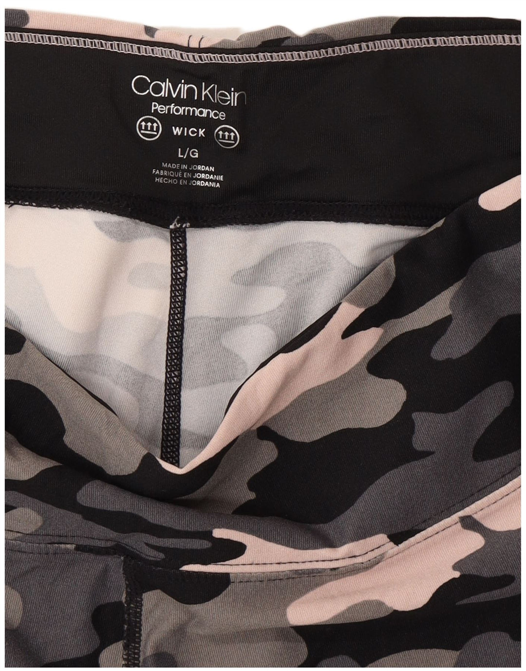 Calvin Klein Legging Performance Femme UK 16 Large Multicolore