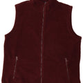James Pringle Gilet polaire pour homme UK 38 Medium Bordeaux Polyester