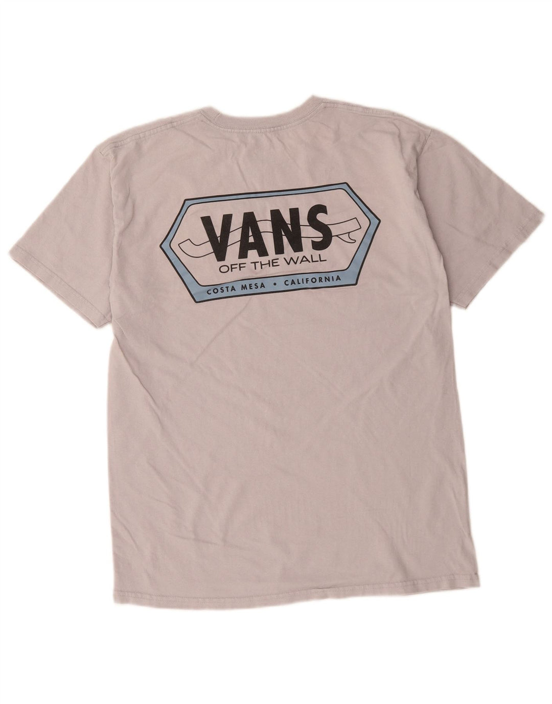 Vans T-Shirt Graphique Homme Gris Moyen Coton