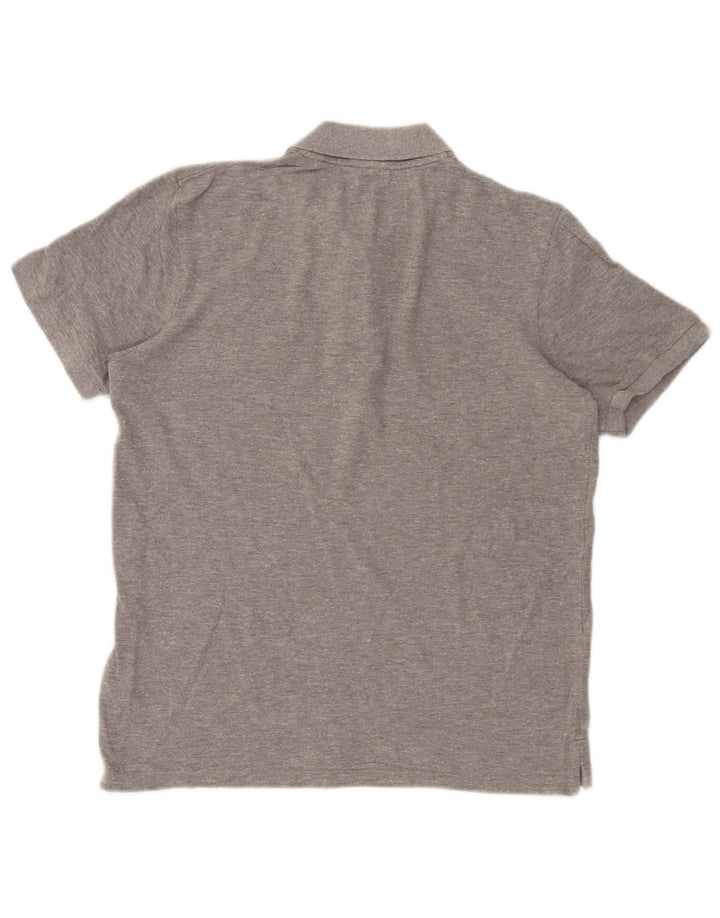 Jack & Jones Polo Graphique Homme Gris Moyen Moucheté Coton