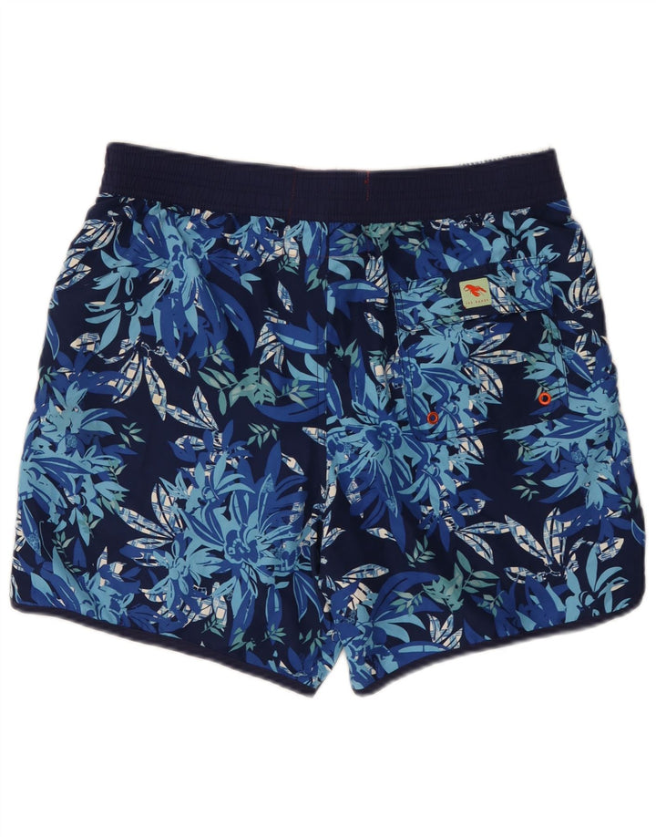 Ted Baker Short de bain pour homme Taille 4 Large Bleu marine Floral Polyester
