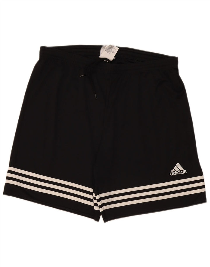 Adidas Short de sport Climalite pour homme, grand, noir, polyester