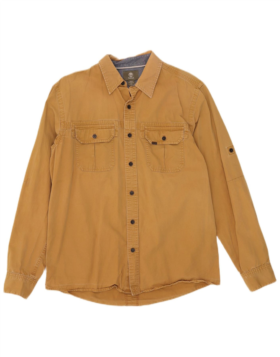 Timberland Chemise Regular Fit Homme Jaune Moyen Coton