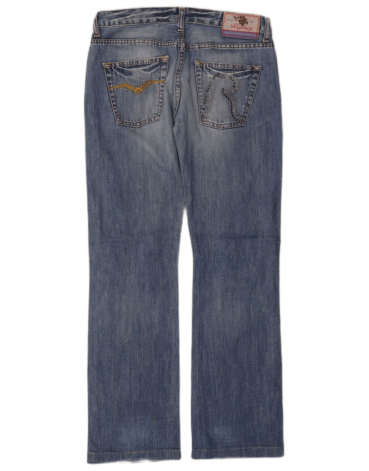 REPLAY Jean droit Femme W28 L30 Bleu Coton