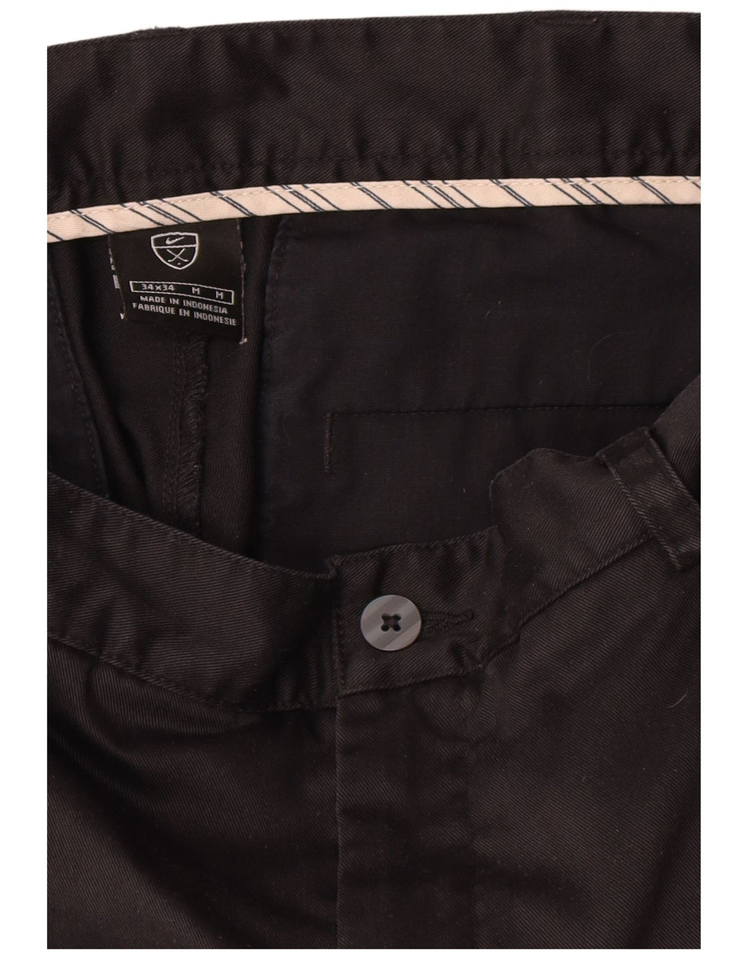 Nike Pantalon Chino Pegged Homme W34 L34 Bleu Marine