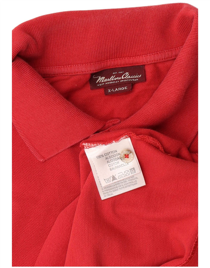 MARLBORO CLASSICS Polo Homme XL Rouge Coton