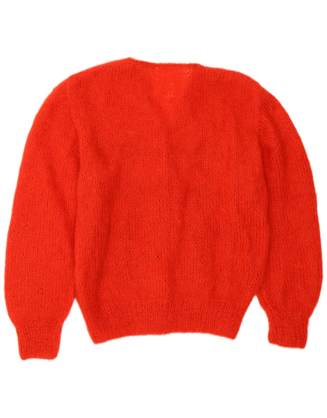 VINTAGE Pull Cardigan Femme UK 16 Grand Argyle Rouge/Diamant