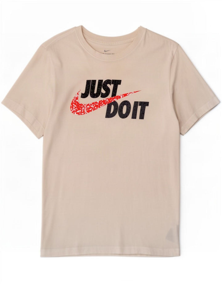 Nike T-shirt graphique pour hommes, petit, en coton blanc