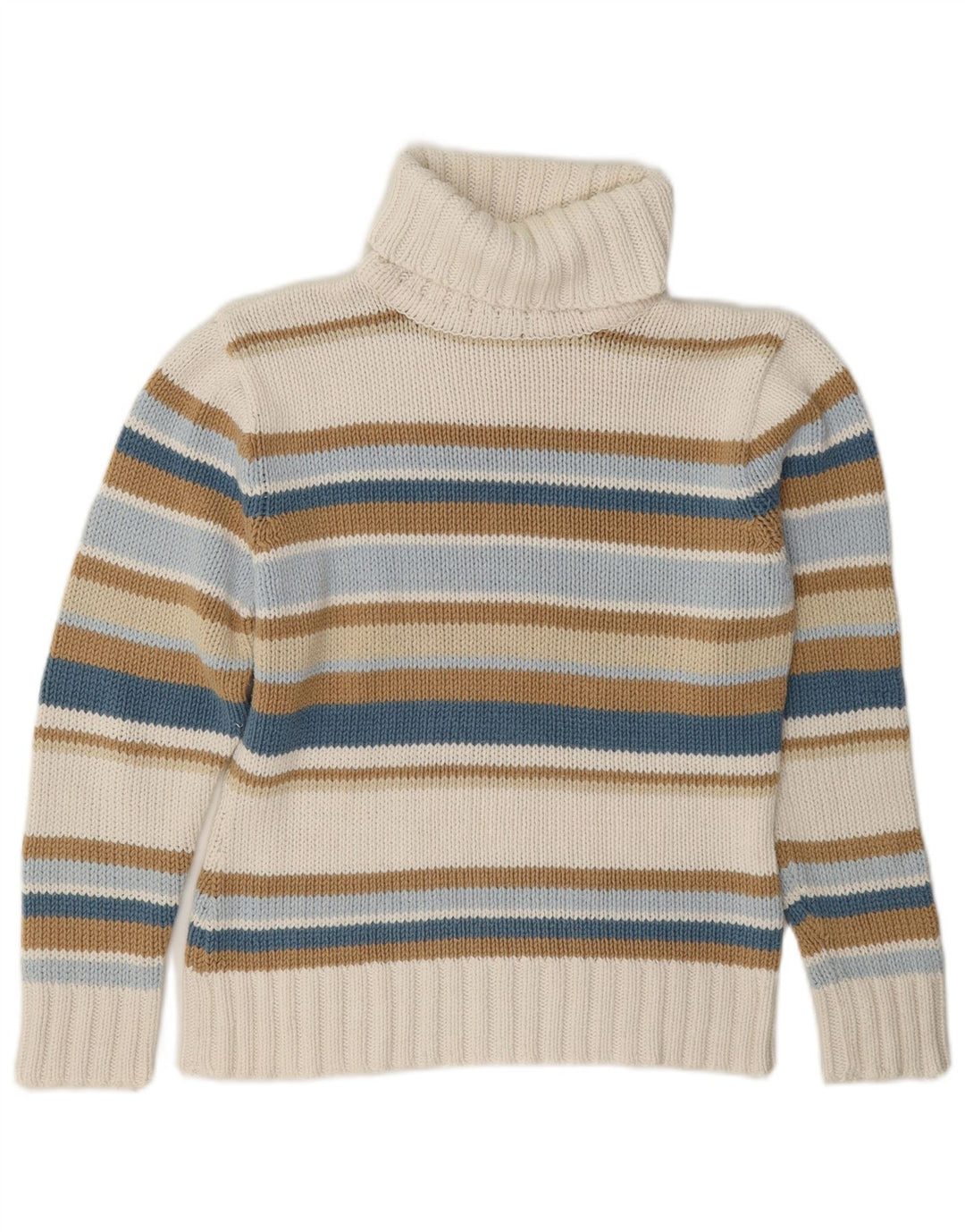 Yessica Pull col roulé pour femme UK 14 Medium Multicolore Rayé