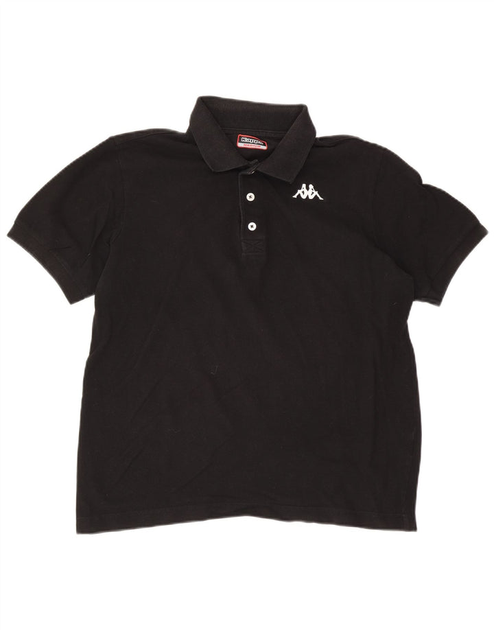 Kappa Polo Homme Noir Moyen