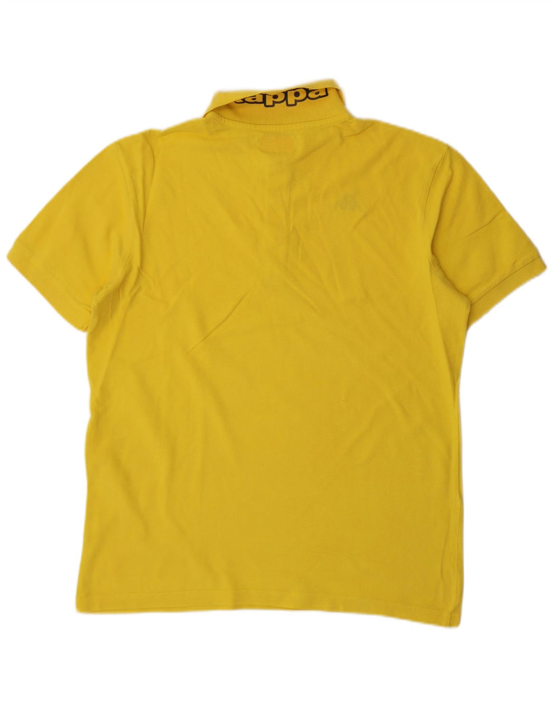 Kappa Polo Graphique Homme Large Jaune