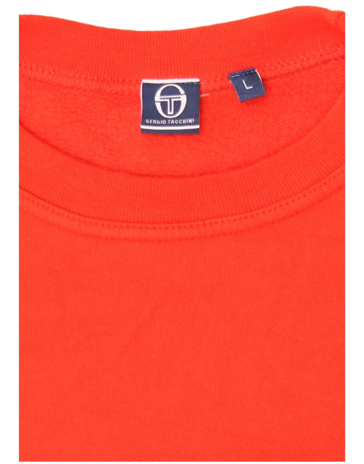 Sergio Tacchini Sweat-shirt pour homme Grand Orange