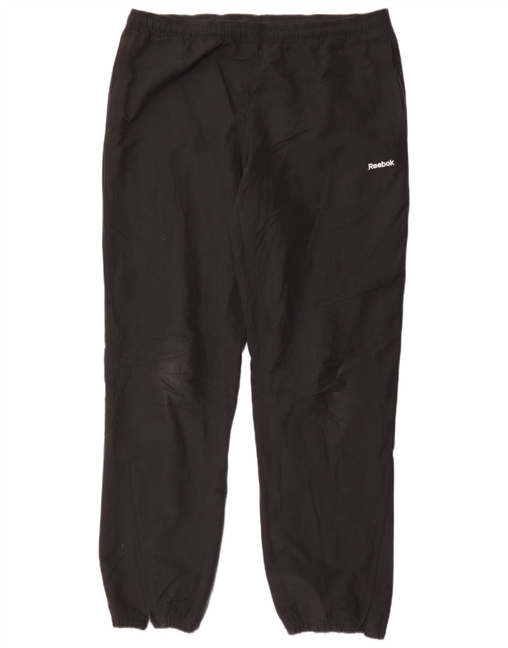 Reebok Pantalon de Survêtement Joggers Homme Noir Moyen Polyester