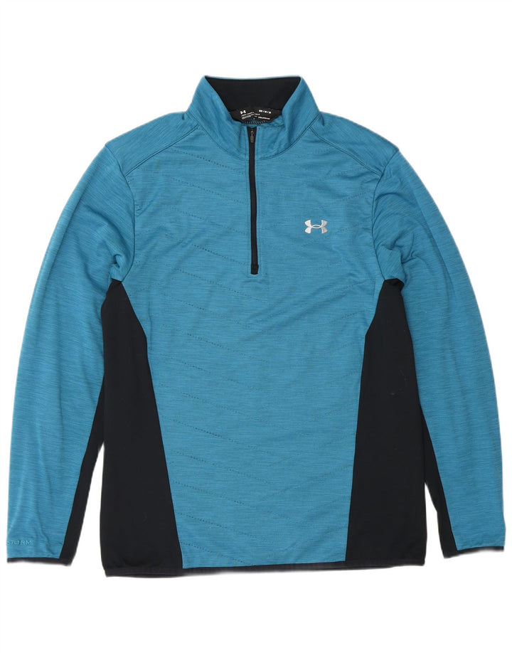 Under Armour Haut Cold Gear Loose Fit Manches Longues Homme Bleu Moyen