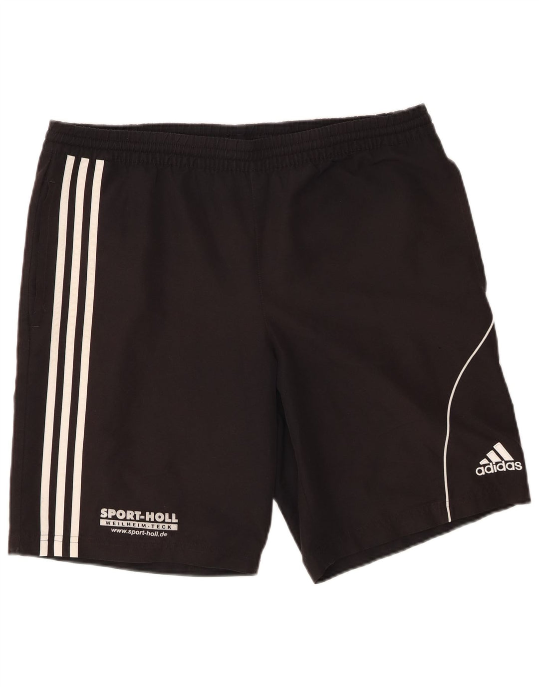 Adidas Short de sport pour homme Large Noir Polyester
