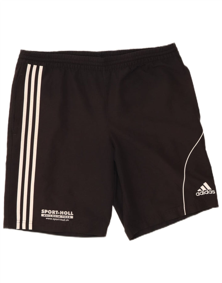 Adidas Short de sport pour homme Large Noir Polyester