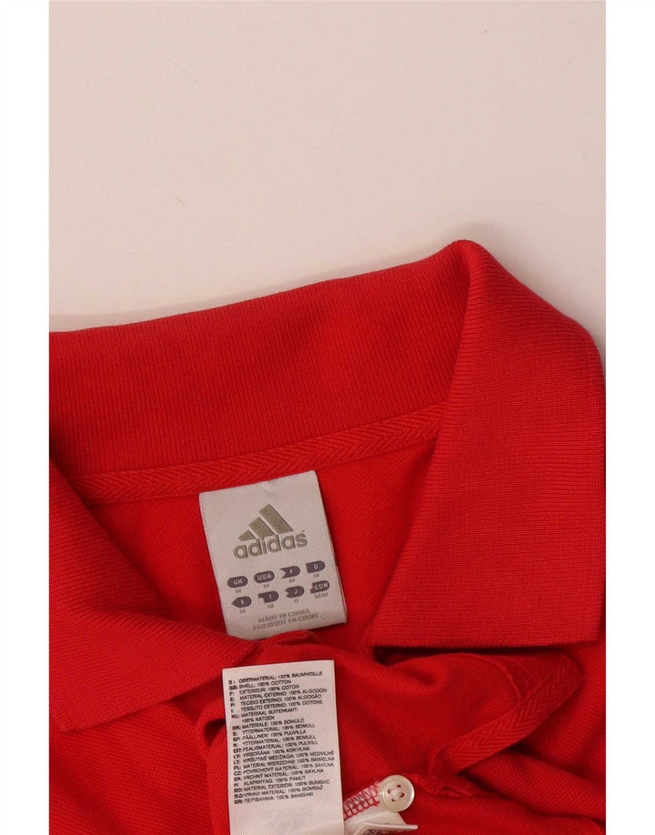 Adidas Polo Homme Rouge Moyen Coton