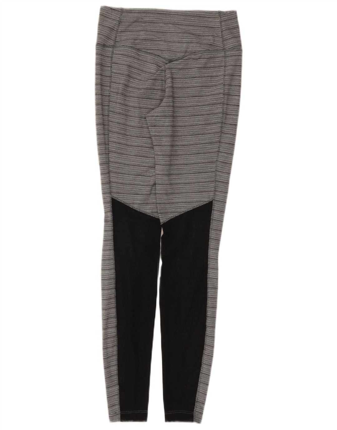 Nike Legging Dri Fit pour femme UK 8 Small Gris Colorblock Nylon