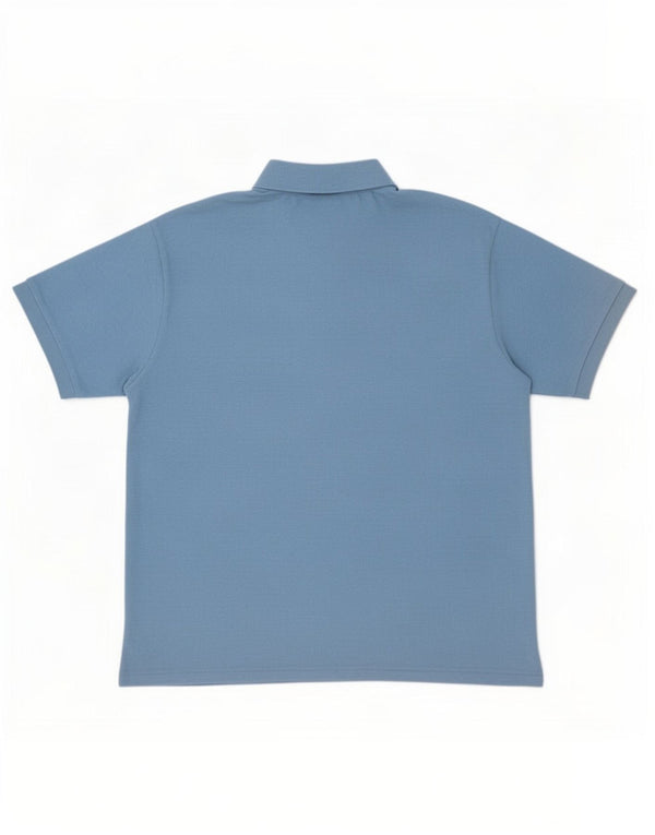 Lacoste Polo coupe classique pour homme Taille 8 3XL Bleu Coton