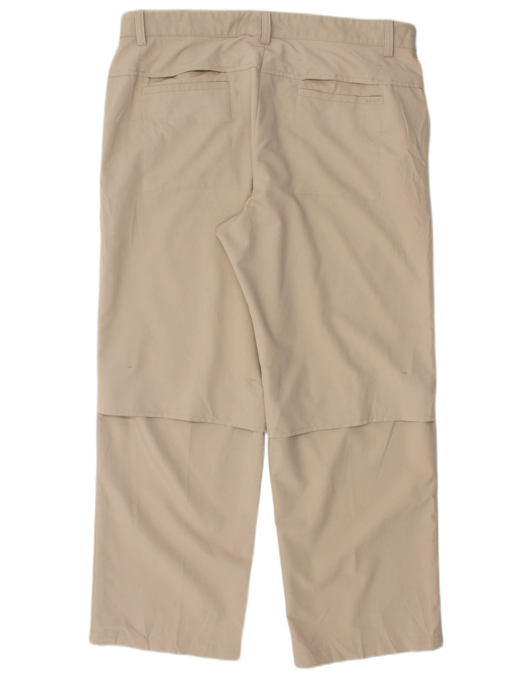 Izod Pantalon Chino Droit Homme W36 L28 Beige Polyester