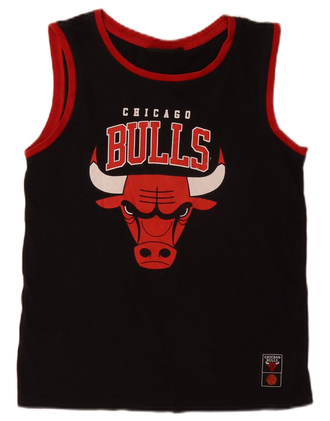 NBA Garçons Chicago Bulls Graphic Débardeur 11-12 ans Noir Coton