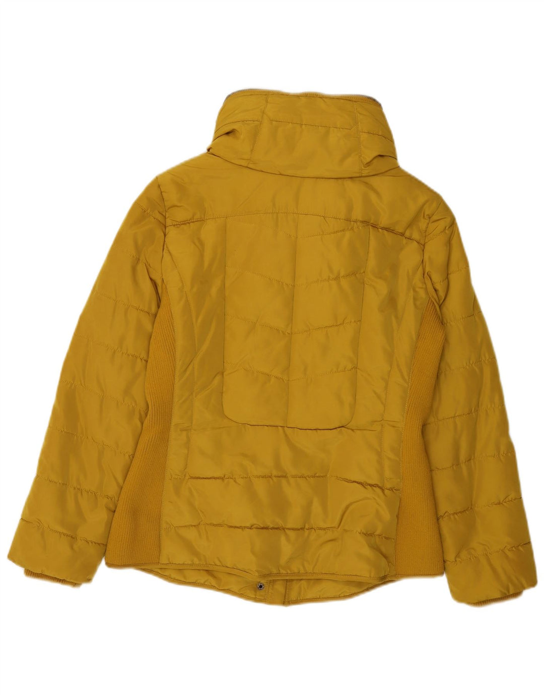 LAURA ASHLEY Veste matelassée pour femme UK 12 Jaune moyen Polyester
