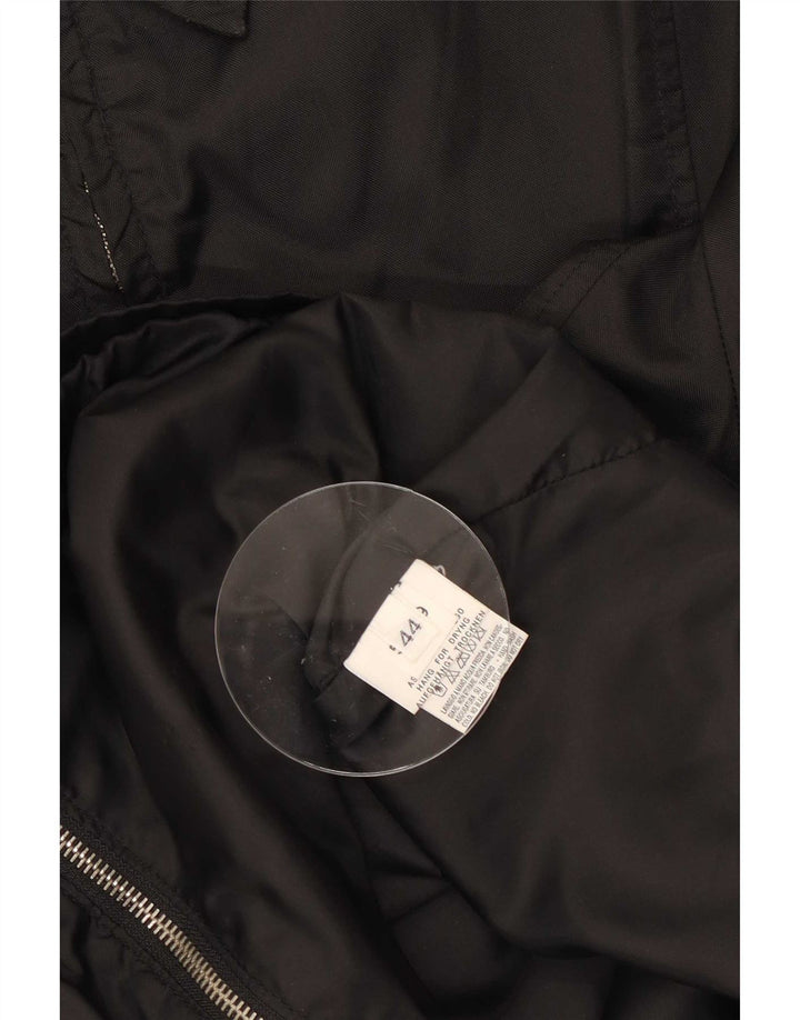 Benetton Veste Utility IT 44 Femme Noir Moyen Polyamide